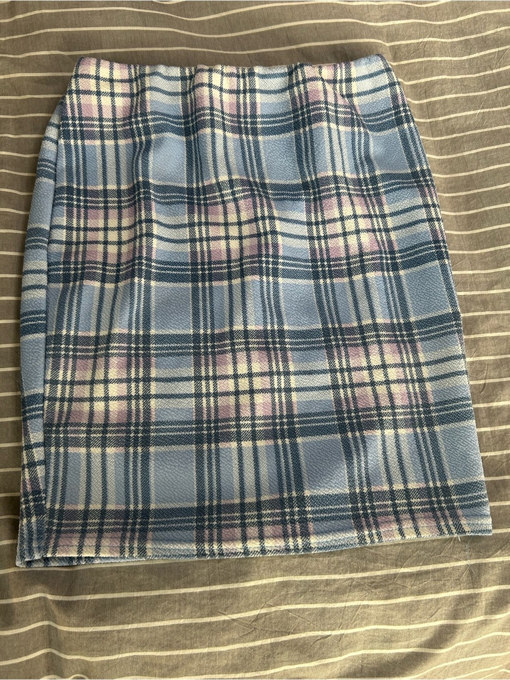 Plaid Blue & Pink Women's mini Skirt